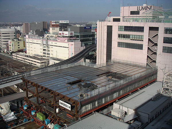 大屋根スライドシステム(SWORD工法)