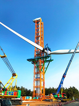 ローター立て起しおよびリフトアップ